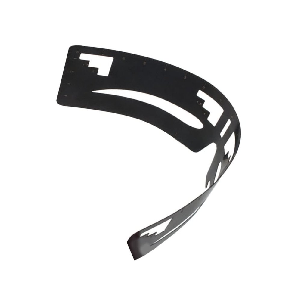 FOMIYES Universal Eyebrow Stencil Ruler Eyebrow Measuring Tool Precision Eyebrow Template Makeup Tool Eyebrow Shaper