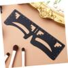 FOMIYES Universal Eyebrow Stencil Ruler Eyebrow Measuring Tool Precision Eyebrow Template Makeup Tool Eyebrow Shaper view 4