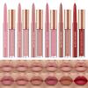 BestLand 12Pcs Matte Liquid Lipstick + Lip Liner Pens Set, One Step Lips Makeup Sets Pigment Velvety Nude Lip Stain Waterproof Long Wear Lip Gloss Make up Gift Set (Set C) view 1