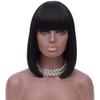 100% Human Hair Wig Cap with No Lace - (10", Natural Black) view 1