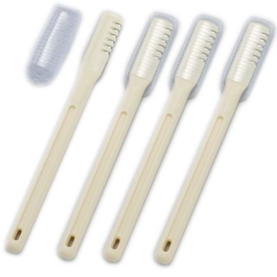 (Fujiwa Sangyo) Nose Hair Cutter, Easy, Safe, Just Turn On, Women's, Men's, Washable, Made in Japan, Portable, Convenient, Manual Hair Razor, Set of 4