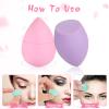 40Pcs Mini Makeup Sponge Multi Colored Beauty Sponges Blender Professional Blender Sponges Super Soft Facial Makeup Tools for Foundation, Powder, Liquid view 3