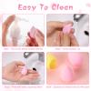 40Pcs Mini Makeup Sponge Multi Colored Beauty Sponges Blender Professional Blender Sponges Super Soft Facial Makeup Tools for Foundation, Powder, Liquid view 4