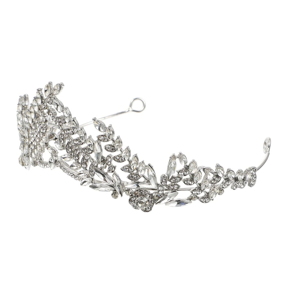 FOMIYES Glamorous Bridal Crown Rhinestone Headband Hair Accessories for Wedding