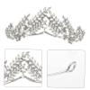 FOMIYES Glamorous Bridal Crown Rhinestone Headband Hair Accessories for Wedding view 2