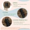S-noilite Claw Clip Messy Bun Hair Pieces Blonde Curly Wavy Hair Bun Ponytail Extensions with Claw Clip in Bun Hairpieces Scrunchie for Women(12H24#Light brown & Ash blonde) view 3