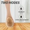 2pack Face Cleansing Brush with Natural Bristles - Exfoliating Face Cleansing Brush for Smooth Skin - Wooden Handle, Gentle Exfoliator & Cleanser for a Radiant Face view 3