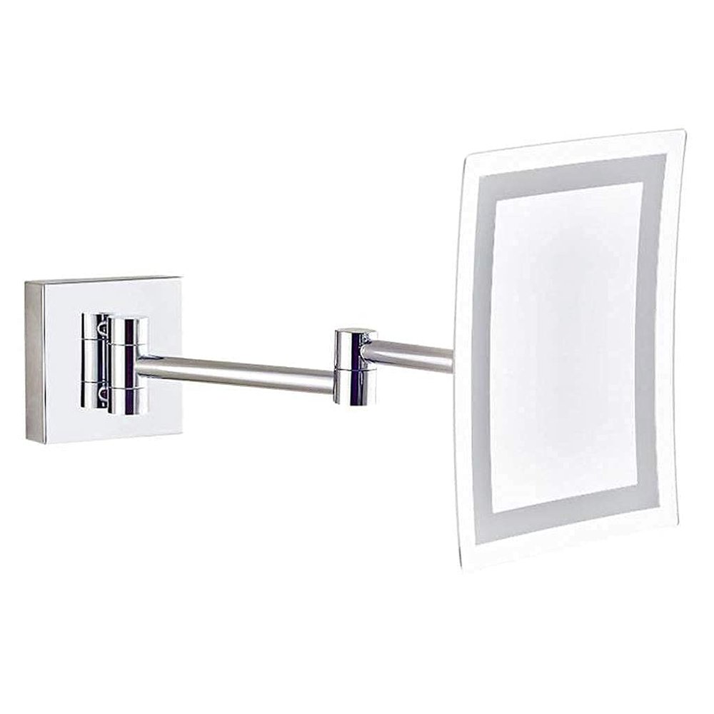 NOVOCE Vanity Mirror, Makeup Mirror Vanity Mirror Wall Mounted Makeup Mirror,HD Fill Light Folding LED Vanity Mirror Single-Sided Magnification for Dressing Tables Bedroom Cosmetic Mirror