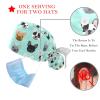 2pcs Working Caps with Buttons, French Bulldog Head Long Hair Scrub Hats Ponytail Holder for Women view 3