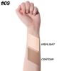 FOCALLURE 2 in 1 Cream Bronzer and Highlighter Stick,Non-greasy & Non-drying Contour Pencil,Easy to Create a Natural Matte Finishing,Long Lasting & Waterproof Face Brighten Make up Pen,CUSTARD SAUCE view 3