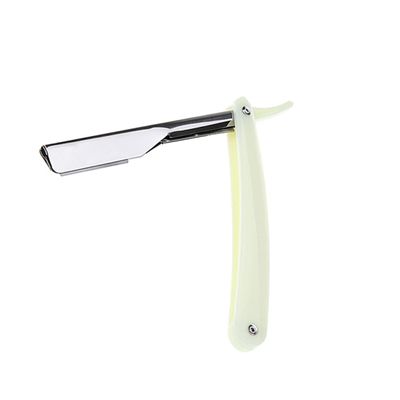 FRCOLOR Chic Straight for Men Vintage Manual Barber Shaver Hair Shaper for Close Shaving for Home and Salon Use to Replace Blades Portable Design
