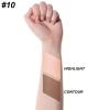 FOCALLURE 2 in 1 Cream Bronzer and Highlighter Stick,Non-greasy & Non-drying Contour Pencil,Easy to Create a Natural Matte Finishing,Long Lasting & Waterproof Face Brighten Make up Pen,MOCHA CHIFFON view 3