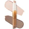 FOCALLURE 2 in 1 Cream Bronzer and Highlighter Stick,Non-greasy & Non-drying Contour Pencil,Easy to Create a Natural Matte Finishing,Long Lasting & Waterproof Face Brighten Make up Pen,SOUR CREAM view 1