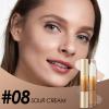 FOCALLURE 2 in 1 Cream Bronzer and Highlighter Stick,Non-greasy & Non-drying Contour Pencil,Easy to Create a Natural Matte Finishing,Long Lasting & Waterproof Face Brighten Make up Pen,SOUR CREAM view 2