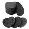 50-Count Facial Sponges Compressed, 100% Natural Cellulose Face Sponge Professional Cosmetic Spa Sponges for Face Cleansing, Exfoliating Mask, Makeup Removal for Travel and Home, Black view 1