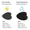 50-Count Facial Sponges Compressed, 100% Natural Cellulose Face Sponge Professional Cosmetic Spa Sponges for Face Cleansing, Exfoliating Mask, Makeup Removal for Travel and Home, Black view 3