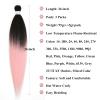 Ai Yuchen Pink Ombre Braiding Hair Pre Stretched 26 Inch Easy Braid Braiding Hair Extensions for Box Braids Knotless Crochet Jumbo Kids Micro Braiding Hair Ombre 3 Pack view 2