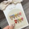 FRUJCDKI Real Gel Handmade Color Bikini Press on Nails Gems Coffin Fake Nails with Designs Glossy False Nails for Women and Girls (Color Bikini-M) view 2