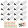 Empty Slide Top Tin Containers for Lip Balm & Solid Perfume, 0.5 oz 16 Pack view 1