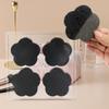 50-Count Facial Sponges Compressed Facial Sponges Natural Facial Cleansing Sponges Pads Cute Flower Shape Exfoliating Sponges for Cleansing Reusable,Best Makeup Gift, Black view 2