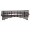Rectangular Plastic Comb Storage Box, Clipper Guard Holder 10 Grid Base Electric Hair Limit Comb Organizer Storage Case Plastic Comb Case Styling Tool Supplies for Barbershop view 2