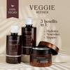 AMAZONICA BELEZA Vegan Veggie Refiner Kit, Nourishes, Moisturizes and Repairs, Sulfate, Parabens and Cruelty Free, Shampoo, Conditioner and Mask with Natural Ingredients for all Hair Types, 10 Oz view 2