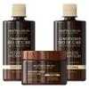 AMAZONICA BELEZA Oro de Cari Kit, Intensive Hydration for Dry Hair with Argan Oil and Vitamin E, Shampoo, Conditioner and Mask, Professional Line, 10 Oz view 1