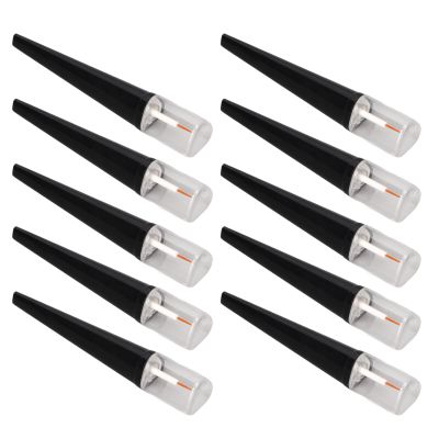 10pcs Eyelash Liquid Bottle, Empty Refillable Plastic Clear Bottle Container Eyelashes Tube, Bottle with Wand Applicators, Eye Gloss Liquid Tube Bottle
