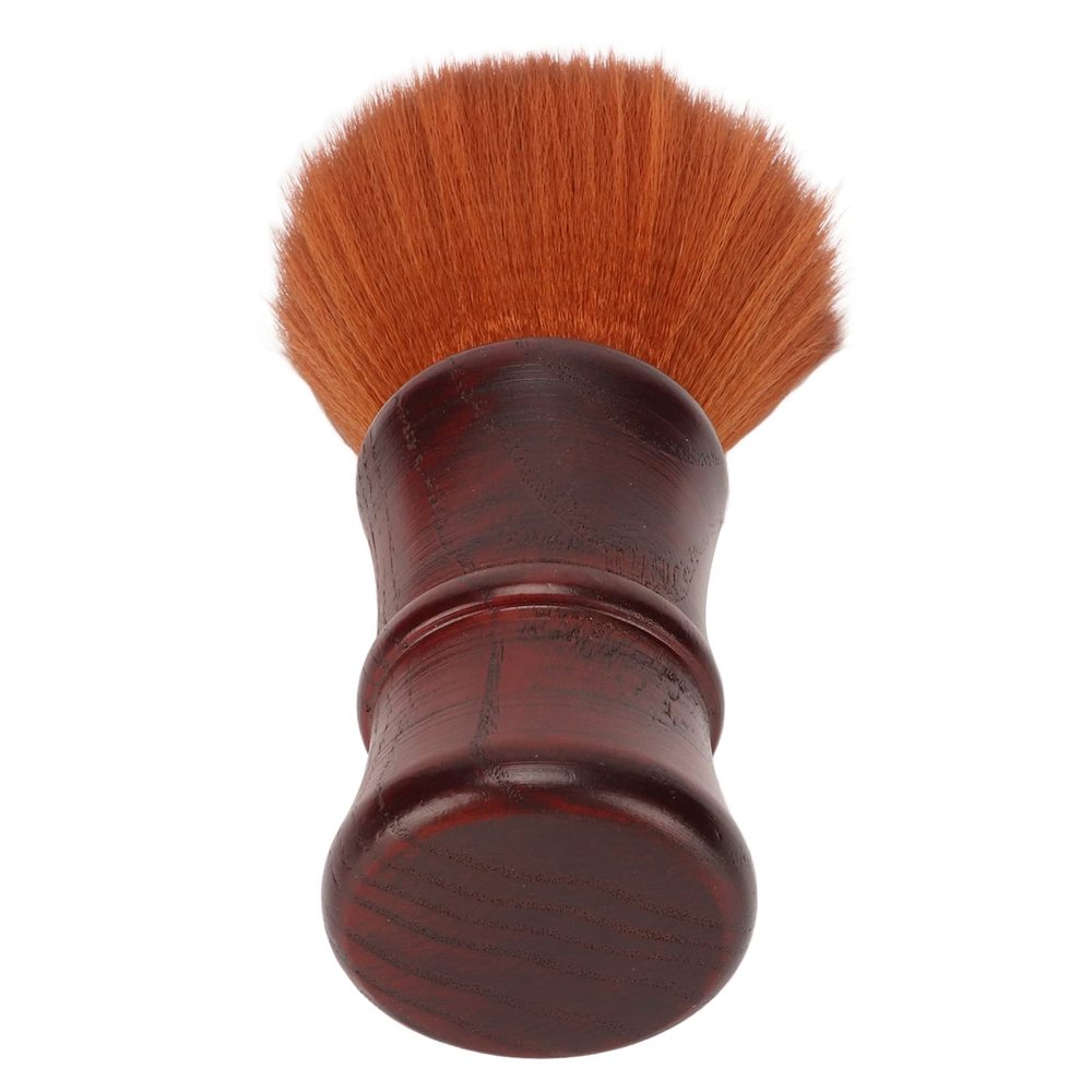 Face Brush, Shaving Brush, Men Beard Brush Soft Nylon Hair Wooden Handle Beard Grooming Brush for Wet Shaving (Color : Brown)