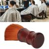 Face Brush, Shaving Brush, Men Beard Brush Soft Nylon Hair Wooden Handle Beard Grooming Brush for Wet Shaving (Color : Brown) view 3