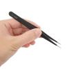 9 PCS Tweezers Set, High Stainless Steel Tips Tweezer Set with Different Tip Shapes, Does Not Curl Easily, Ergonomic Cell Phone Repair Tool for Cell Phone Repair view 3