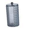 Cabilock Pad Swab Holder Dispenser Makeup Brush Storage Container Lid Apothecary Jars Bathroom Vanity Organizer Swab Box Pads Balls Floss Picks Cosmetics Storage view 1