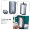 Cabilock Pad Swab Holder Dispenser Makeup Brush Storage Container Lid Apothecary Jars Bathroom Vanity Organizer Swab Box Pads Balls Floss Picks Cosmetics Storage view 2