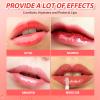 2Pack Big Brush Head Hydrating Lip Glow Oil Plumping Lip Tint, Hydrating Lip Gloss Tinted Lip Balm Transparent Lip Care, Long Lasting Nourishing Non-sticky Fresh Texture (Strawberry + Raspberry) view 3