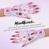 ManiGlovz - The Original UPF 50+ UV/LED Protective Gloves for Gel Manicures, Sun Protection Fingerless Gloves-Shield Skin from The Sun and Nail Lamp-Kaleidoscope Print view 2