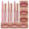 6pcs Nude Lip Liner and Lipstick Makeup Set, 3 Velvety Matte Liquid Lipsticks + 3 Matching Smooth Lip Liner One Step Lips Makeup Kits Waterproof Long Lasting Matte Lipstick Gift SetLip Liner and Lipstick (Set E, 6) view 1