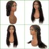 Voloria 4PCS Wholesale Realistic Female Mannequin Head Long Neck Manikin PVC Head Bust Wig Model Head Stand with Makeup Wigs,Hats,Sunglasses,Necklace,Jewelry (Dark), Brown (voloriamannequin4pieces) view 3