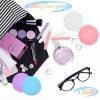 120Pcs Facial Compressed Facial Sponges for Women, Coldairsoap PVA Professional Makeup Sponge Female Removal Pads Compress Exfoliating Face Cleansing Rounds Wash Pad(pink+white+blue+purple) view 4