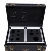 TFCFL Beauty Salon Luggage Rolling Lockable Makeup Train Case Hairdressing Trolley with Hair Dryer Holder and Combination Locks Cosmetic Organizer Tool Box view 3