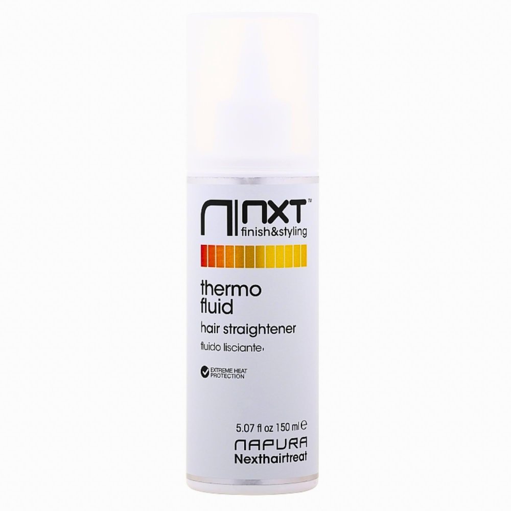 NAPURA Heat Protectant & Flat Iron Treatment (5.07 fl oz) - Hair Smoothing Thermal Fluid - Exceptional Silkiness, Softness, and Shine with Active Shine Technology and Vitamin E