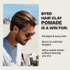 BYRD Hair Clay Pomade 2-Pack  Strong Hold, Ultra Matte Finish, Add Volume and Sculpt to All Hair Types, 3.35 Oz Each (Two Pack) view 4