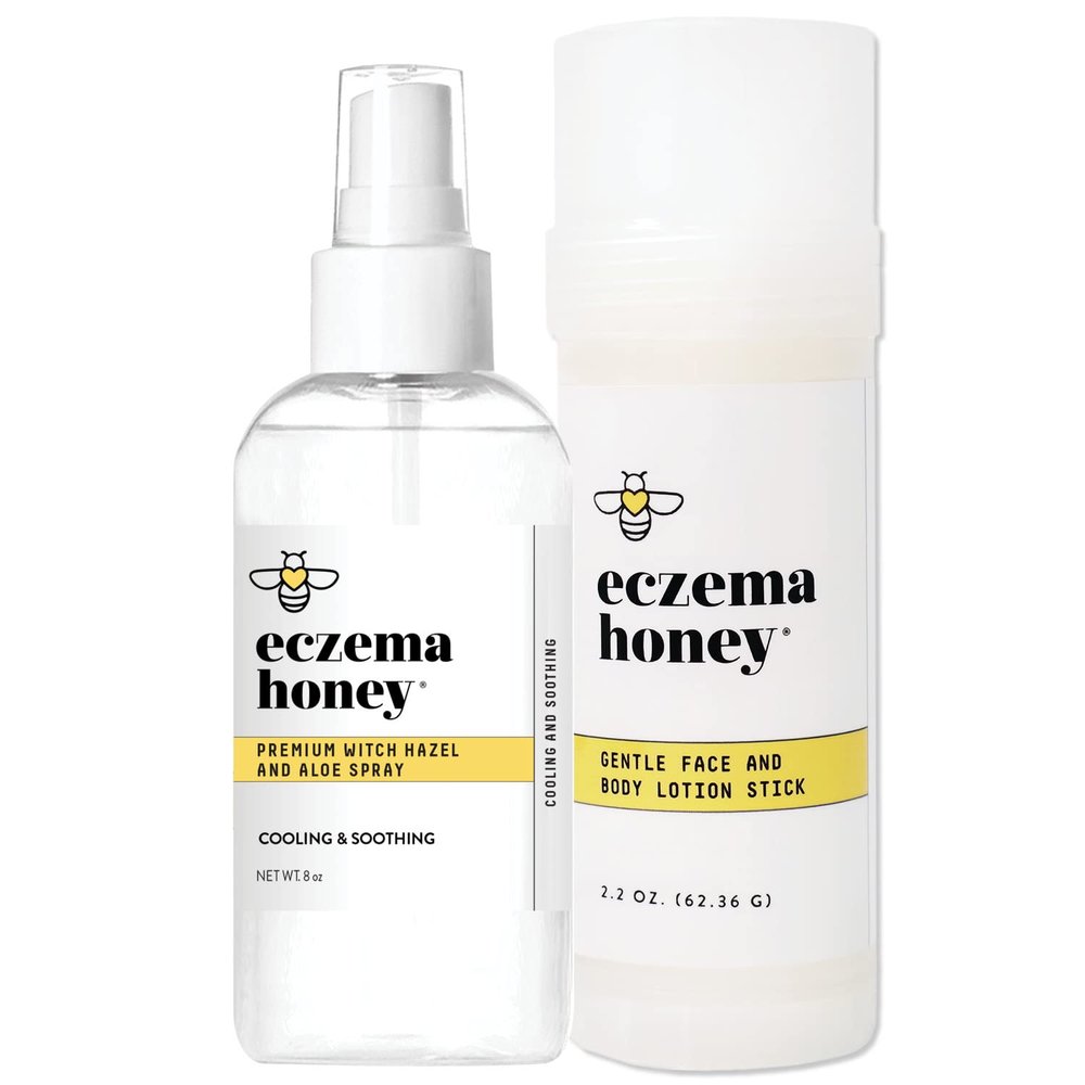 ECZEMA HONEY Premium Witch Hazel & Gentle Face and Body Lotion Stick - Natural Dry Skin Repair - For Senstive Skin