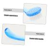 DECHOUS Facial Cleansing Brush Set 4pcs Blackhead Brush for Pore Cleaning Skin Care Random Color view 3
