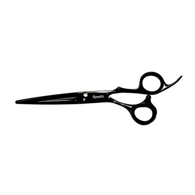 Generic Senshi Shears Professional Hair Scissors Japanese Steel 6.5 Inches Right-Hand Black Salon or Home Use Hair Cutting Scissors