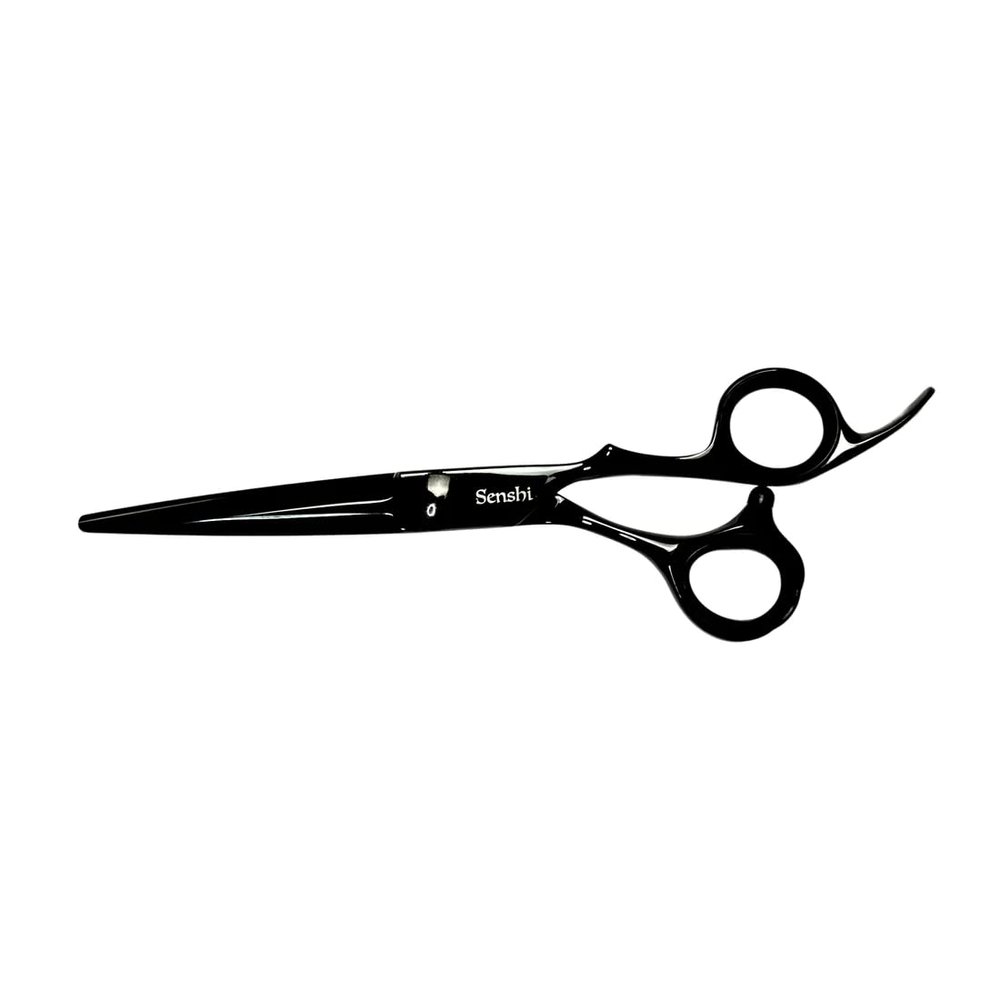 Generic Senshi Shears Professional Hair Scissors Japanese Steel 6.5 Inches Right-Hand Black Salon or Home Use Hair Cutting Scissors