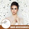 Beaupretty 3pcs Bridal Rhinestone Hair Comb Elegant Design Hair Accessories for Weddings for Brides and Bridesmaids Stunning Side for Formal Occasions view 4