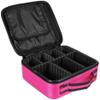RMENST Makeup Train Case Travel Makeup Bag Professional Cosmetic Storage Case Organizer for Cosmetic Brushes Tools (Color : Black) view 2