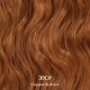 KooKaStyle Invisible Wire Hair Extensions with Transparent Headband Adjustable Size 4 Secure Clips Long Wavy Secret Wire Synthetic Hairpiece for Women(30C#Copper Auburn 20Inch) view 4