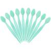 10 Pcs Lip Scrub Brush, Ooloveminso Silicone Lip Scrubber Exfoliator Tool, Soft Double-Side Lip Brush Exfoliating for Dark Lips, Lip Care and Beauty-Green view 1