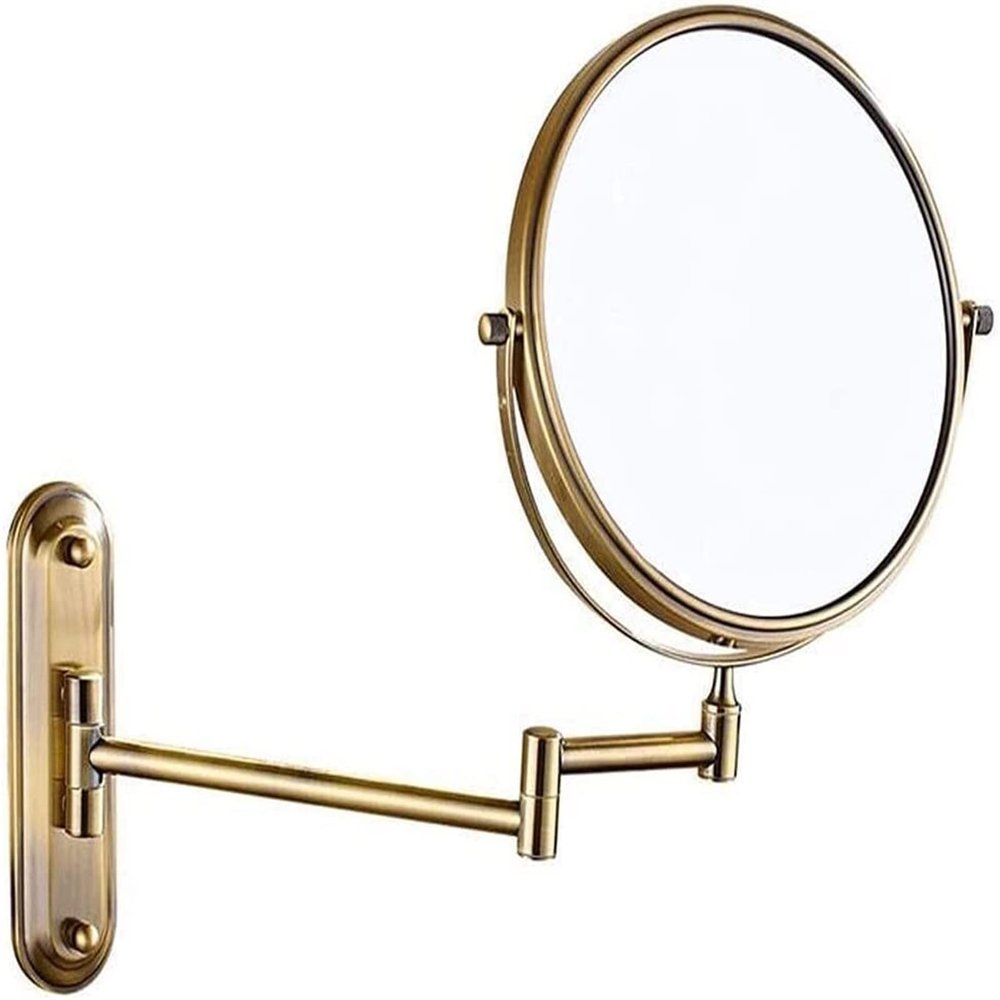 TATSEN Vanity Mirror Makeup Mirror Vanity Mirror Wall Mounted Magnifying Mirror Bathroom Double-Sided Adjustable Arm Extending Mirror 6 inch Cosmetic Mirror